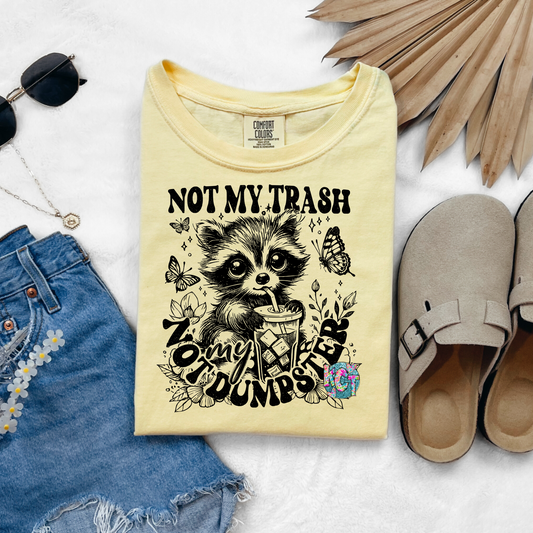 Not my Trash Not my Dumpster DTF