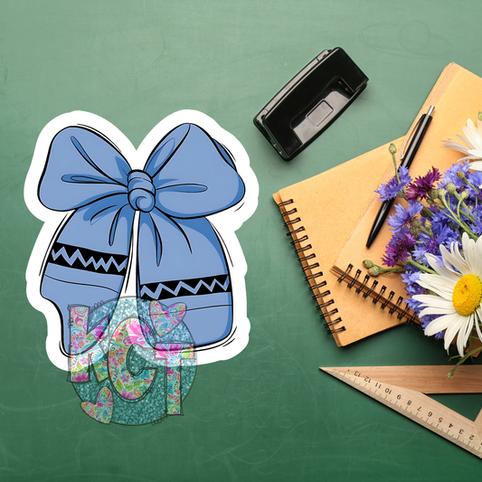 Blue Crayon Bow DC