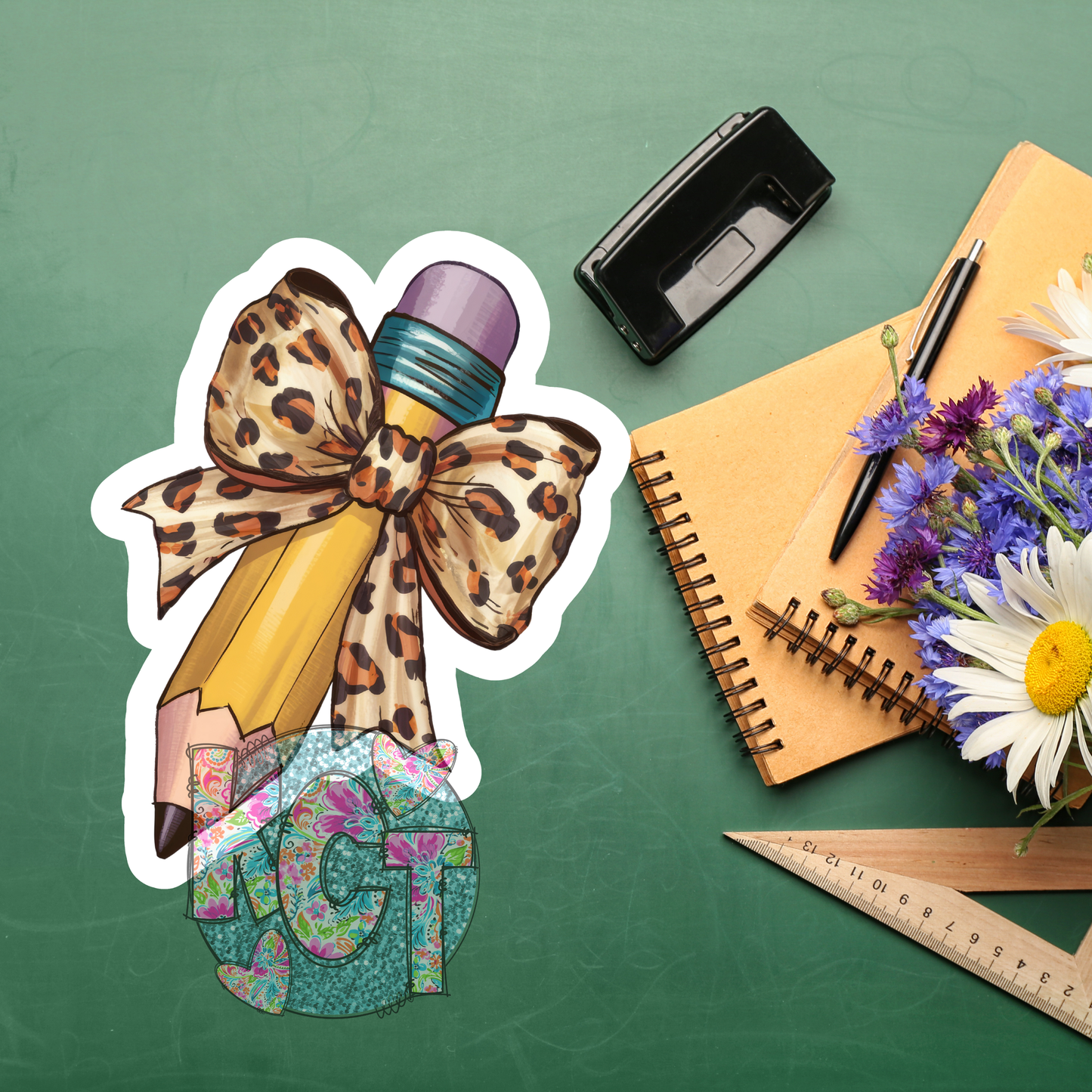 Pencil Leopard Bow DC