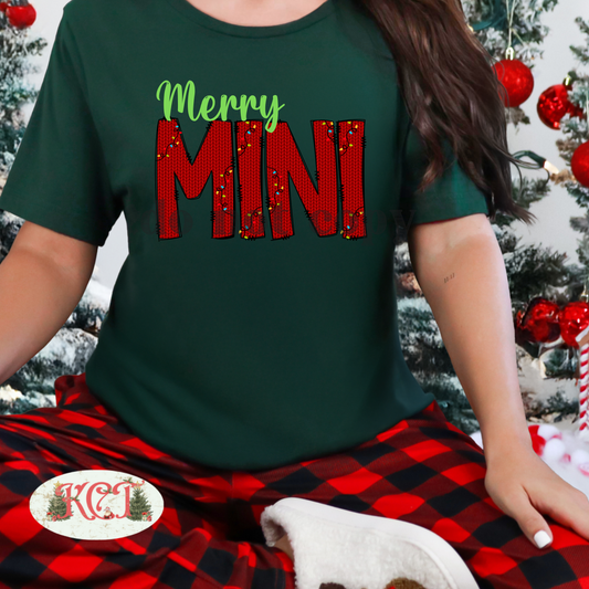 Merry Mini Red DTF