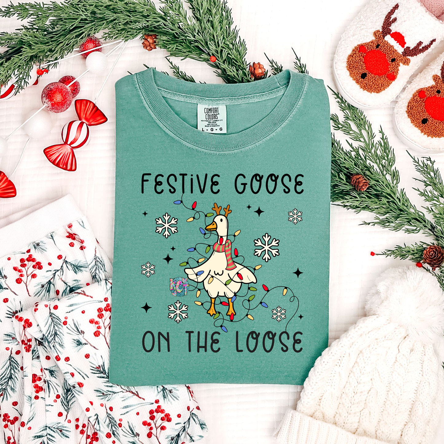 Festive Goose DTF