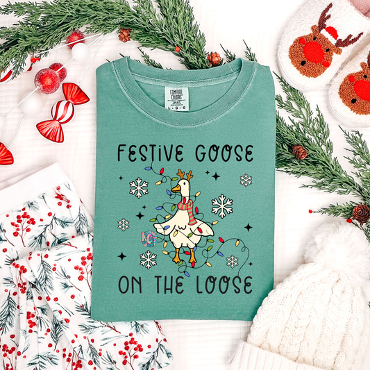 Festive Goose DTF