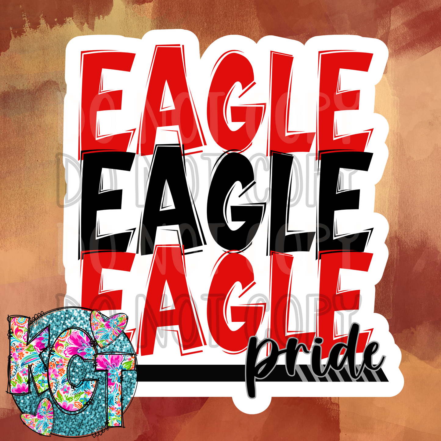 Eagle Mascot Pride DC