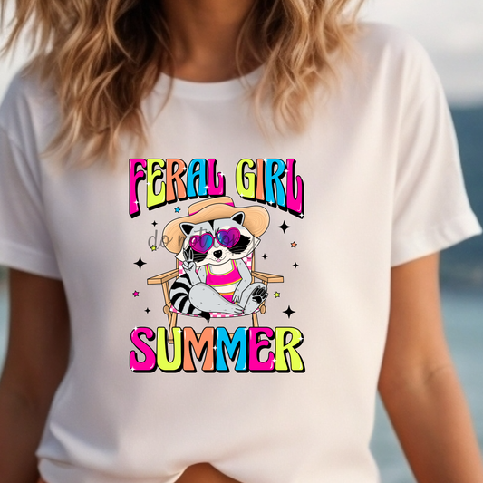 Feral Girl Summer Coon Dtf