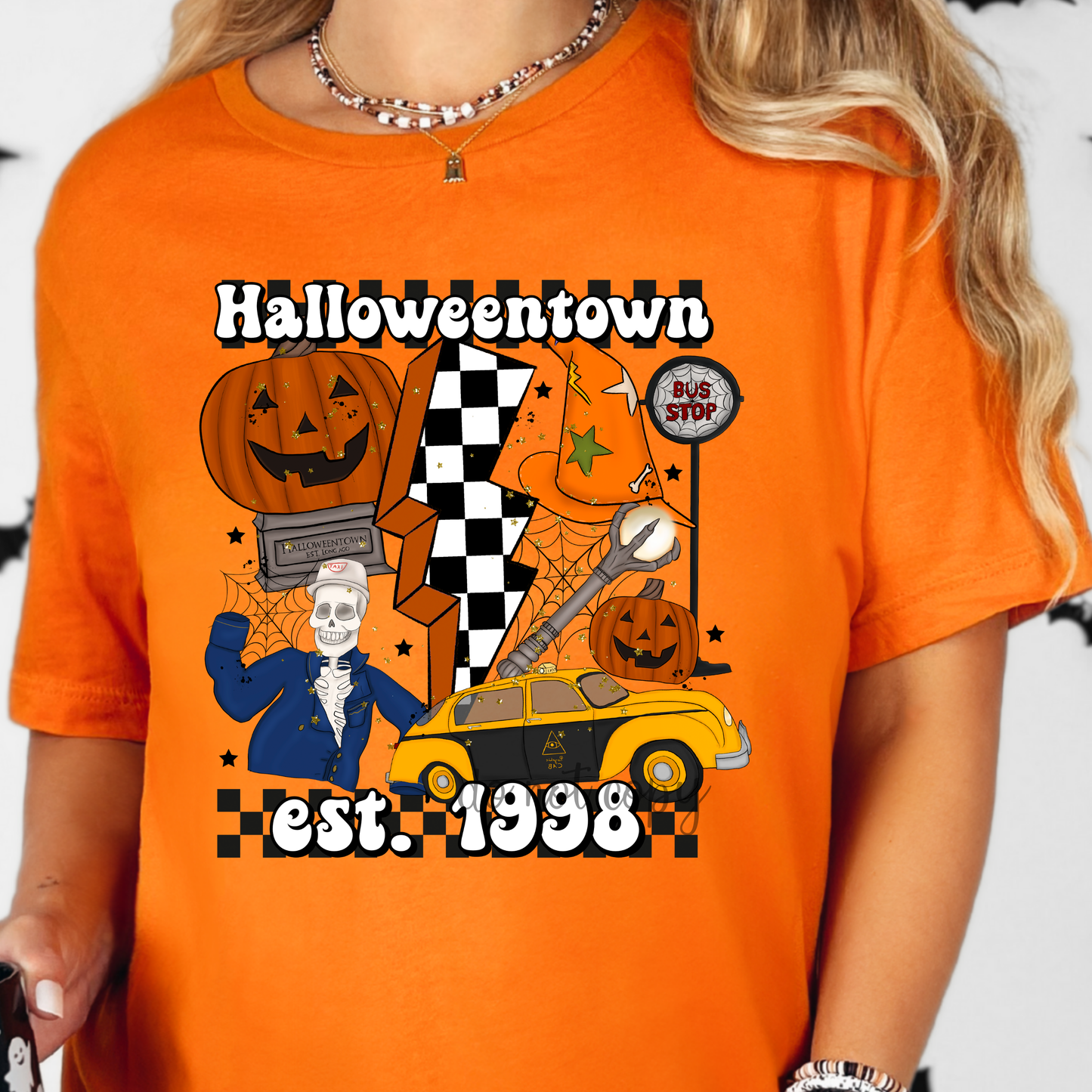 Halloween T Retro Dtf