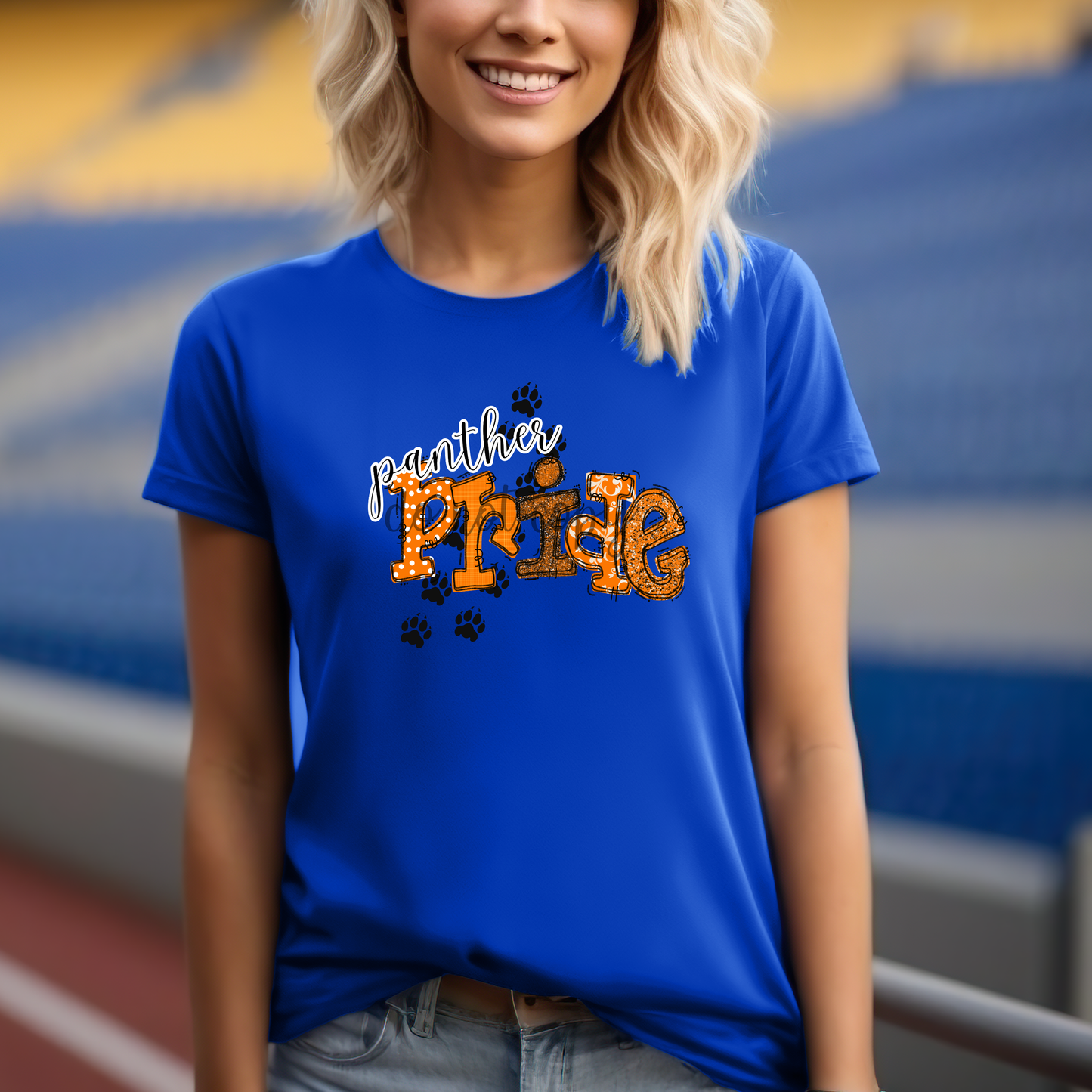 Panthers Mascot Pride Orange PNG