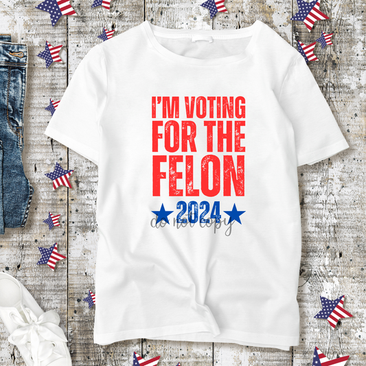 I'm voting for the felon Dtf