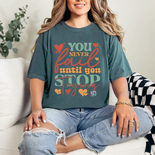 You never stop DTF