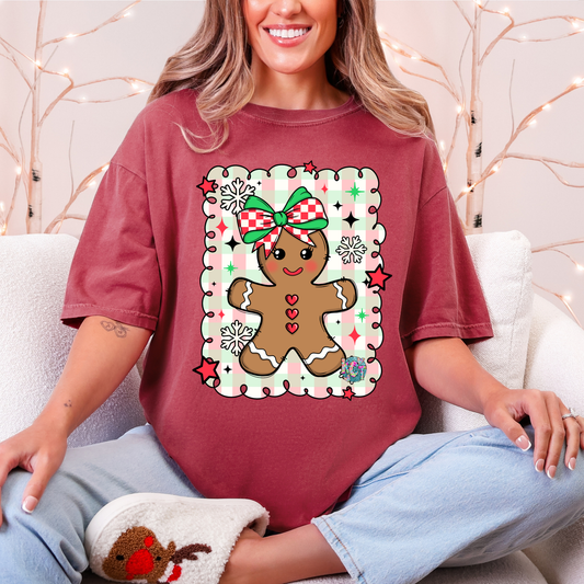 Gingerbread girl DTF