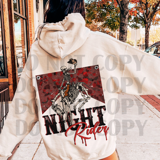 Night rider skeleton DTF