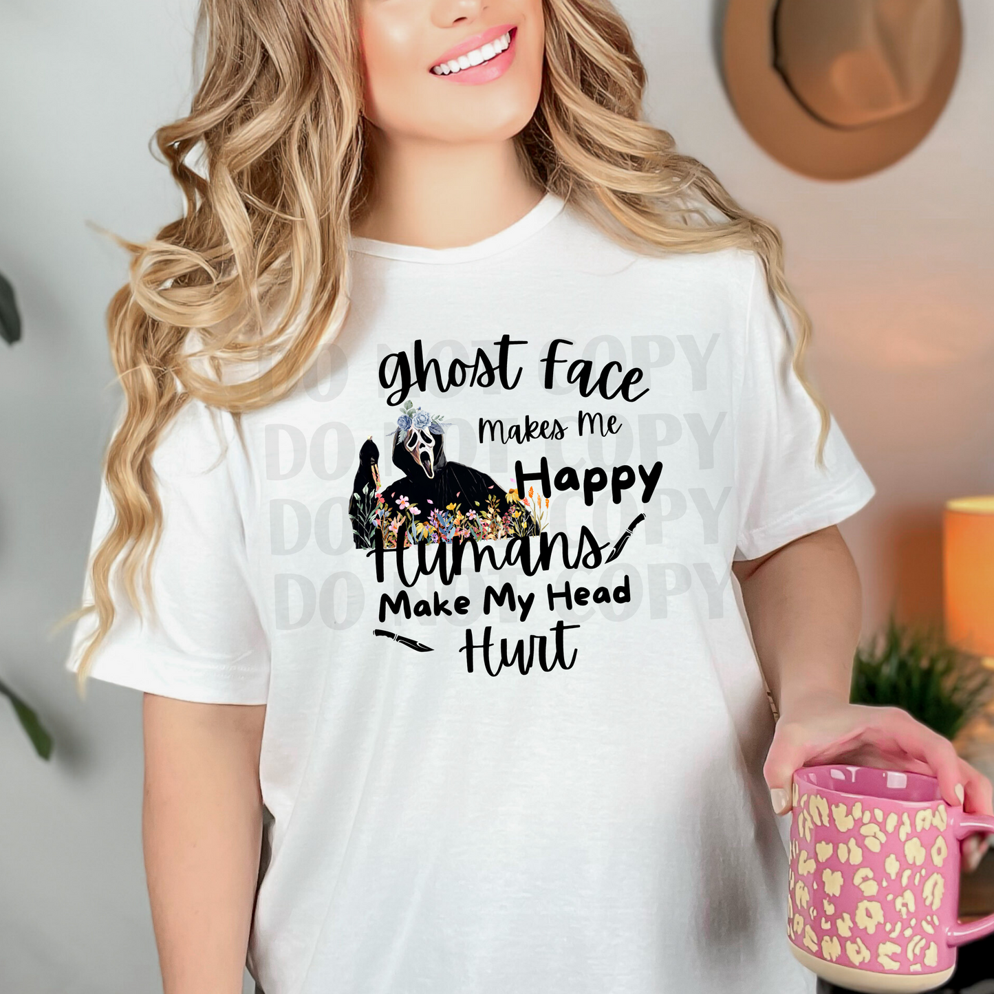 Ghost Face makes me happy DTF