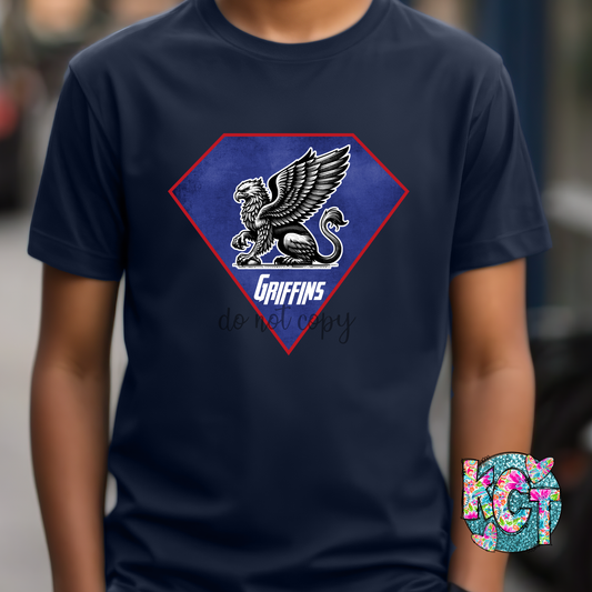 Super Griffins Navy PNG