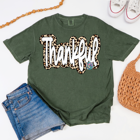 Thankful cheetah DTF