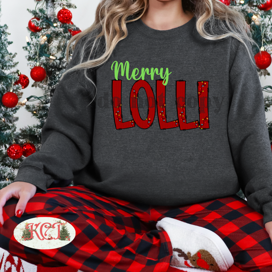 Merry Lolli Red DTF