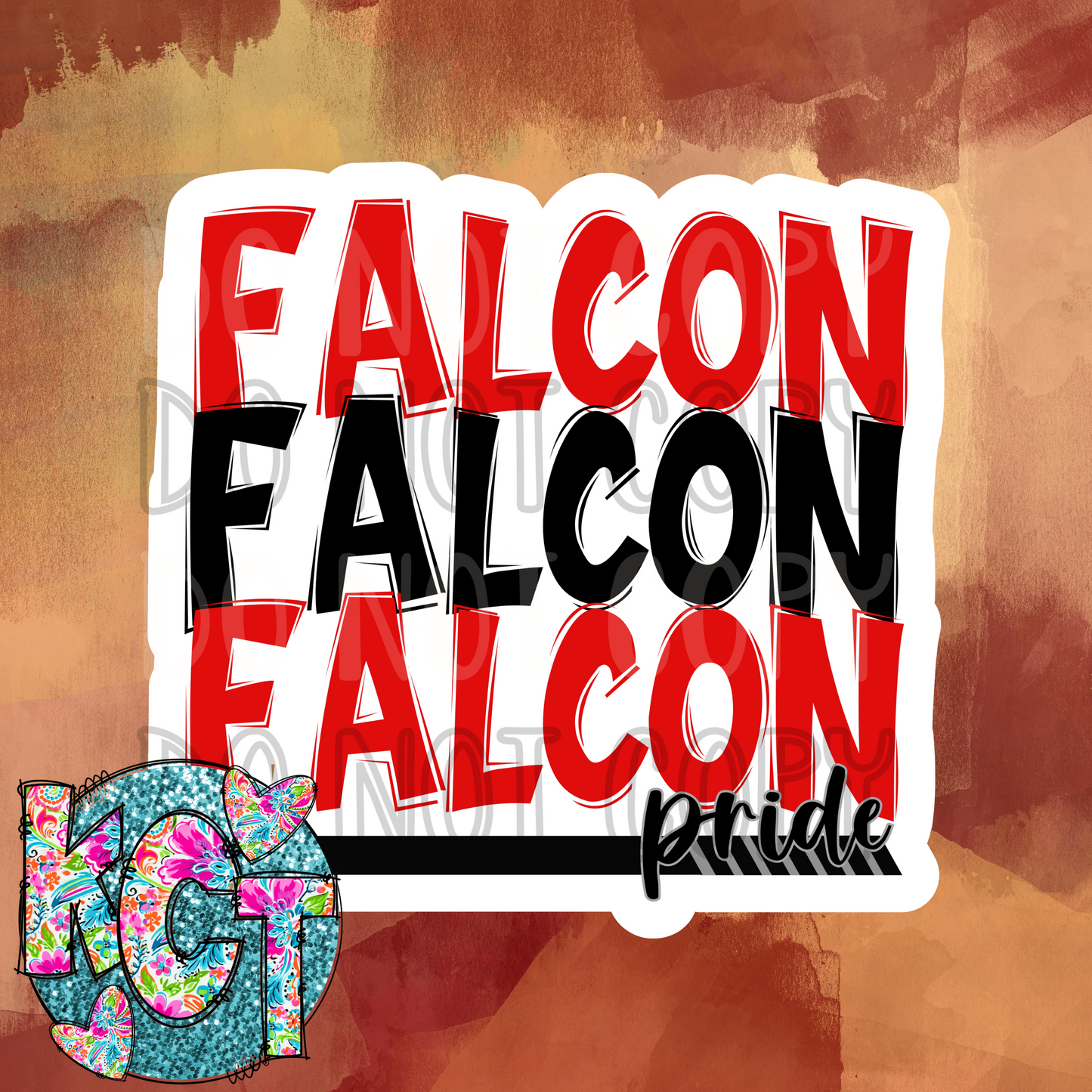Falcon Mascot Pride DC