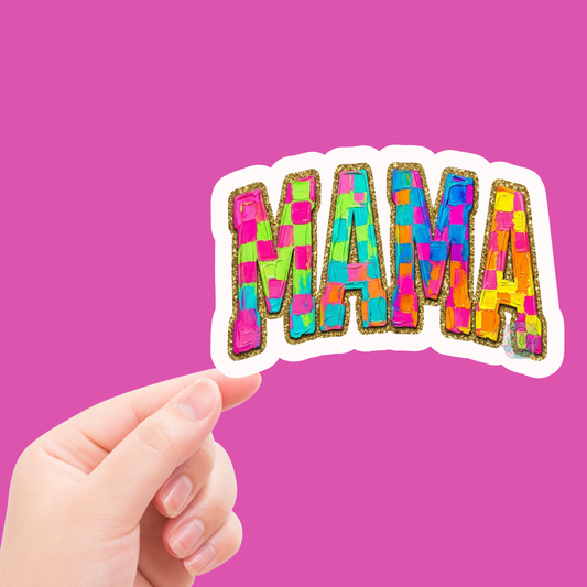 colorful checkered mama DC