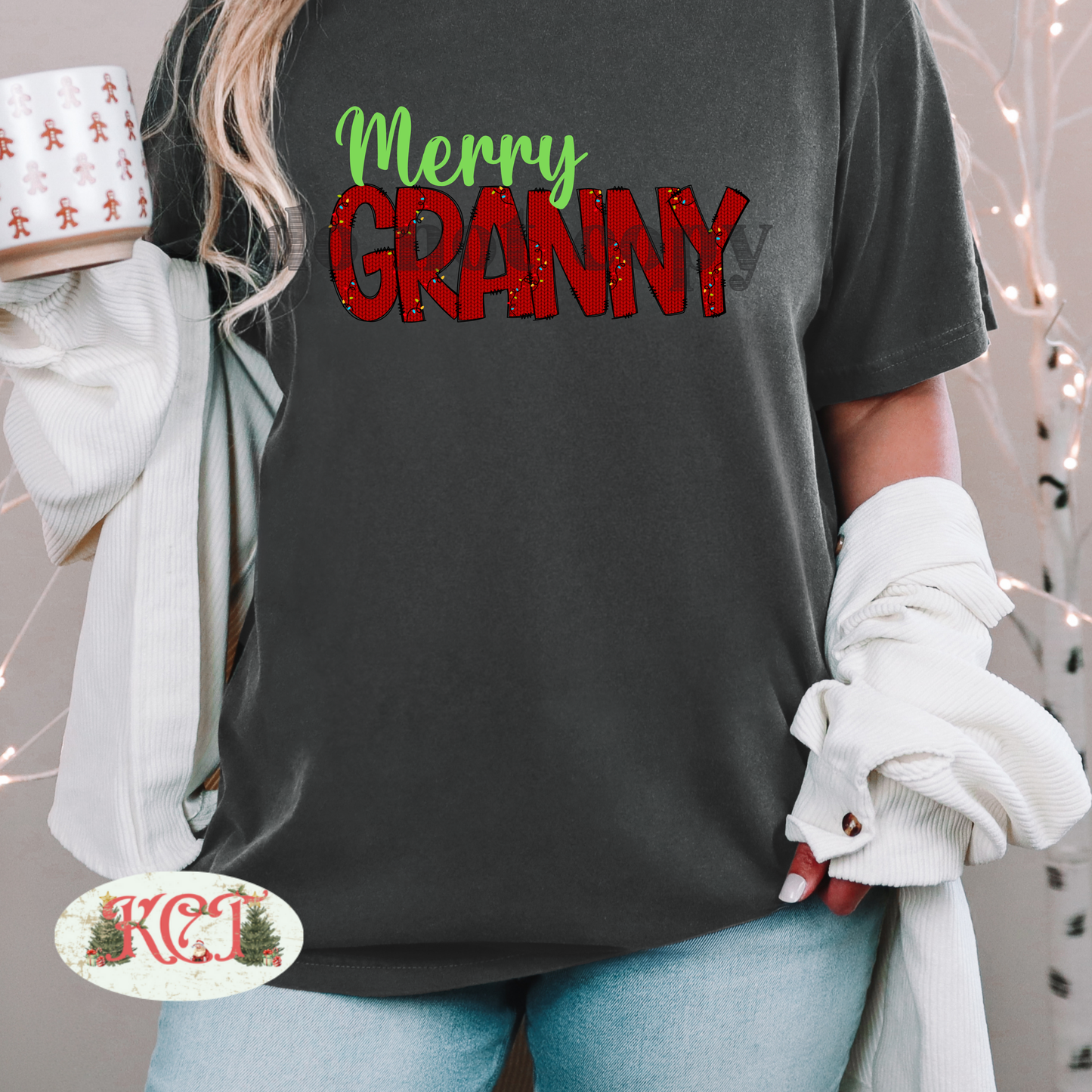 Merry Granny Red DTF