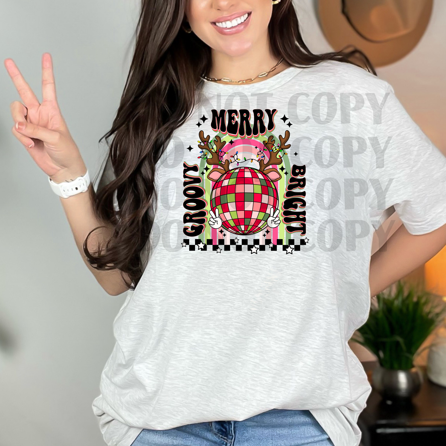 Groovy Merry Bright DTF