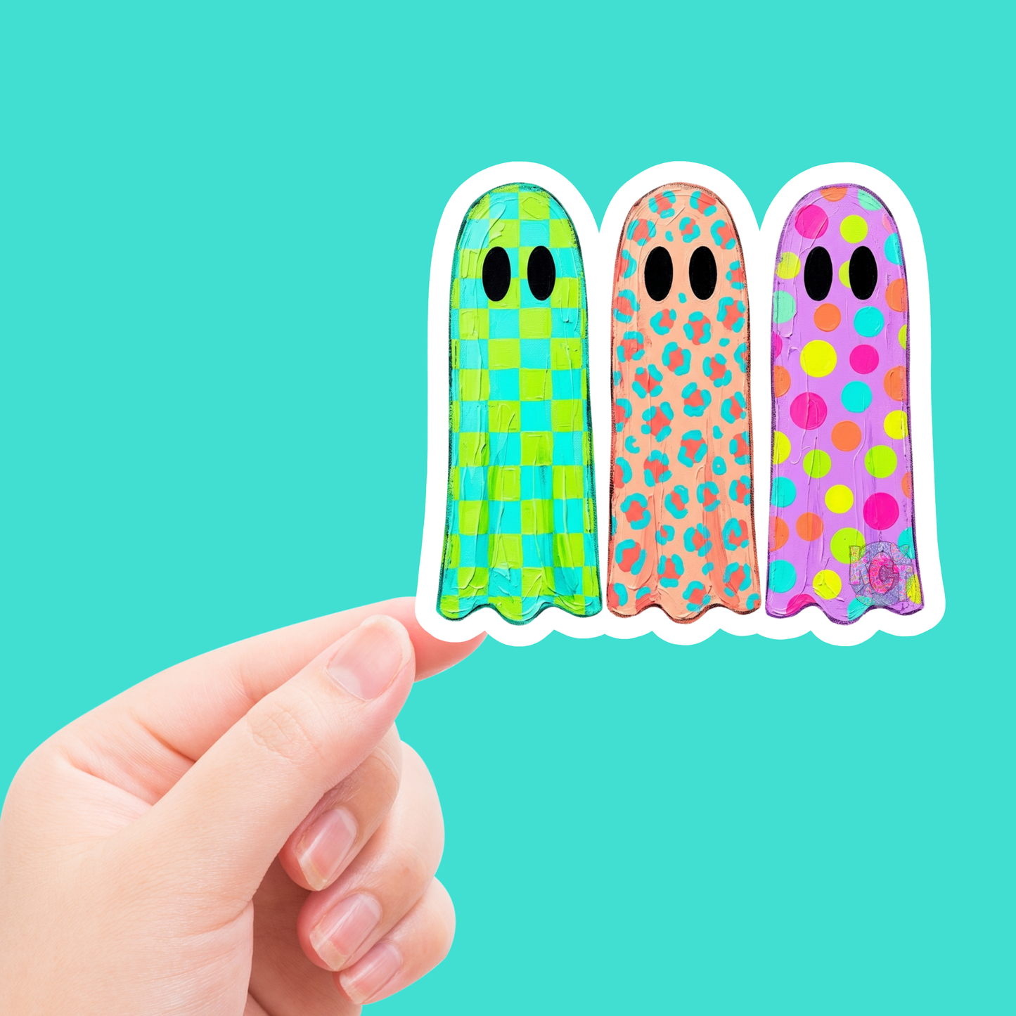 3 colorful ghost DC