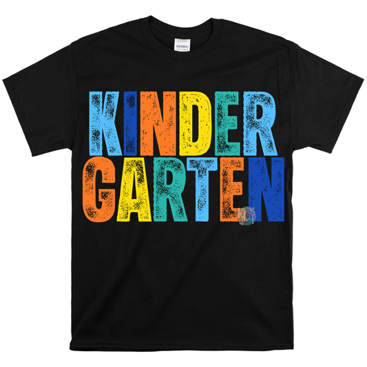 Kindergarten Boy colors DTF