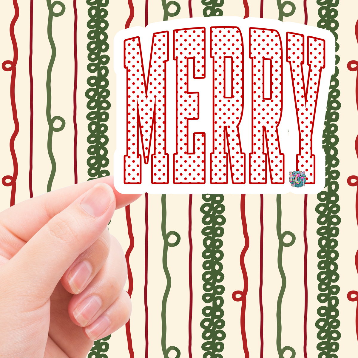 Merry polka dot DC