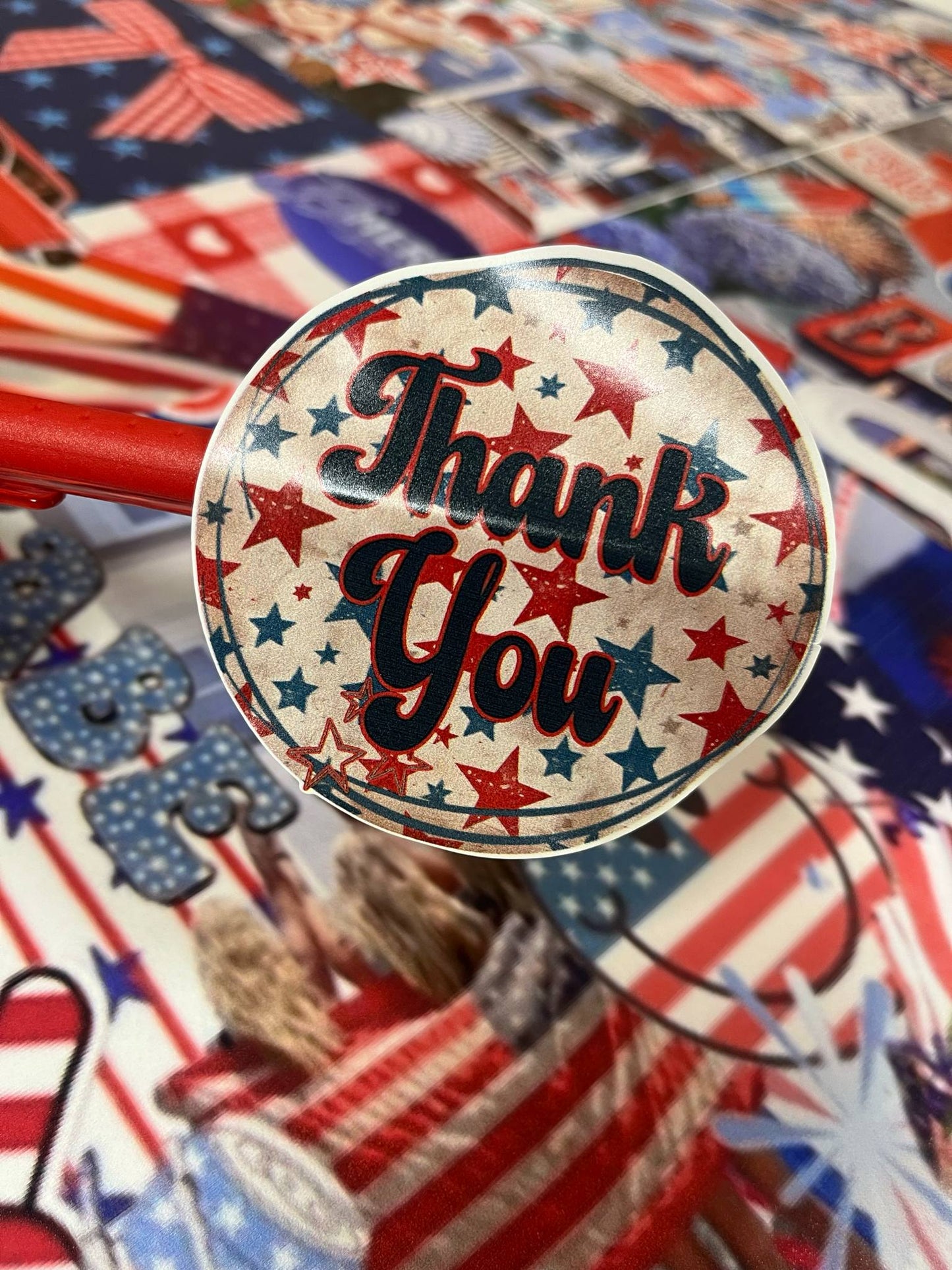 Thank You USA Vintage Sticker Sheets