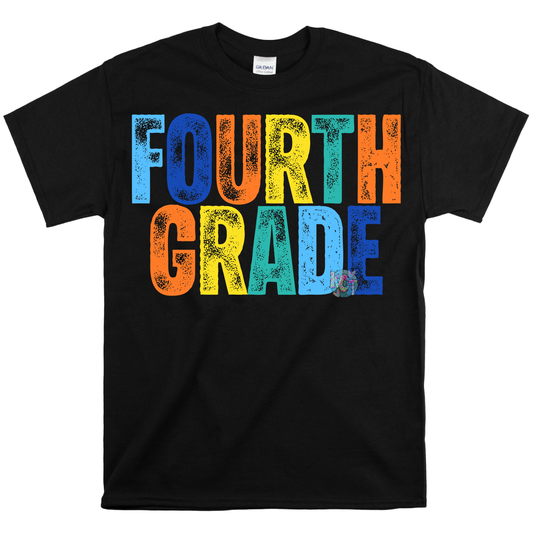4th grade Boy colors DTF