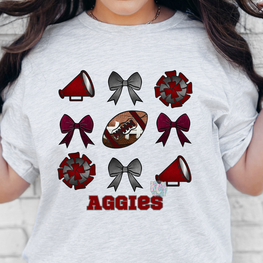 Aggies Cheer Dtf