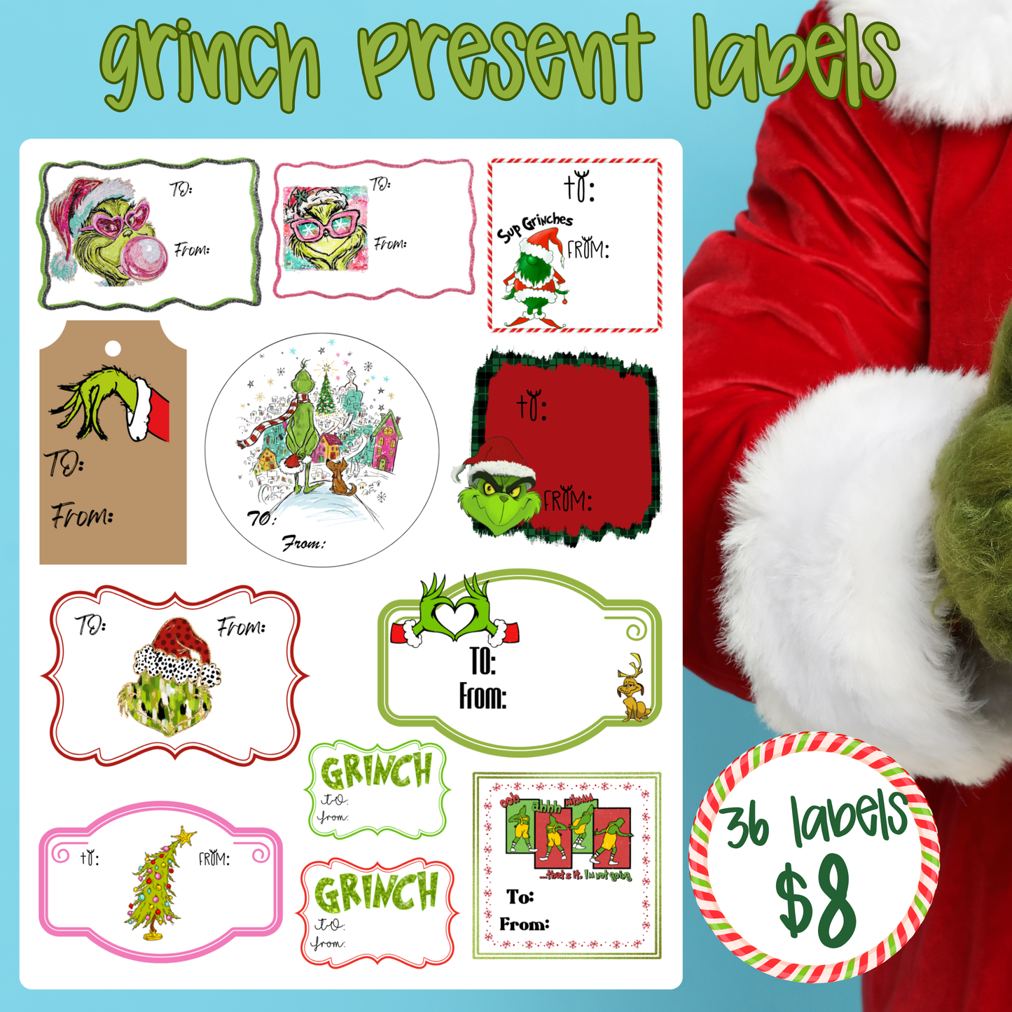 Christmas Present Labels 2025