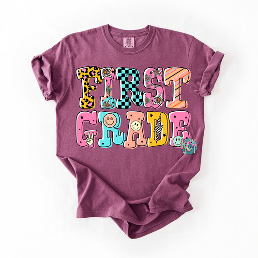 1st Grade Retro DTF
