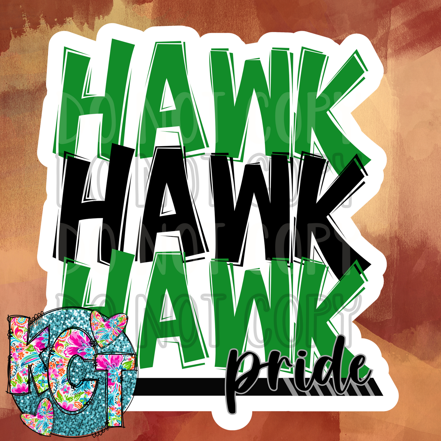 Hawk Mascot Pride DC