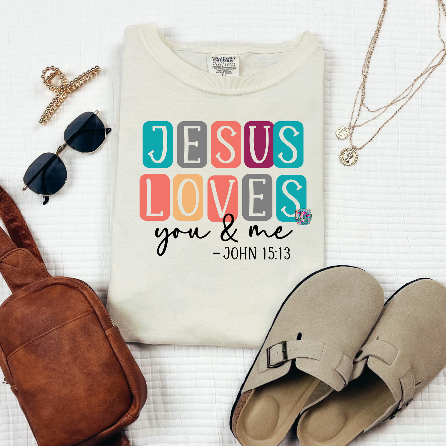 Jesus loves you and me DTF
