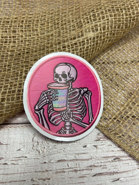 B08 Embroidery Skeleton DC