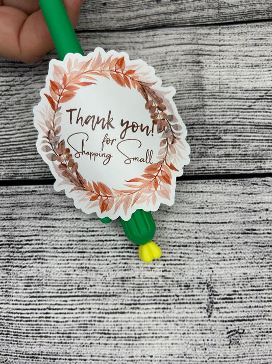 Thank you for shopping small wreath Sheet