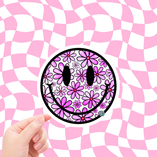 Purple Smiley Face  DC