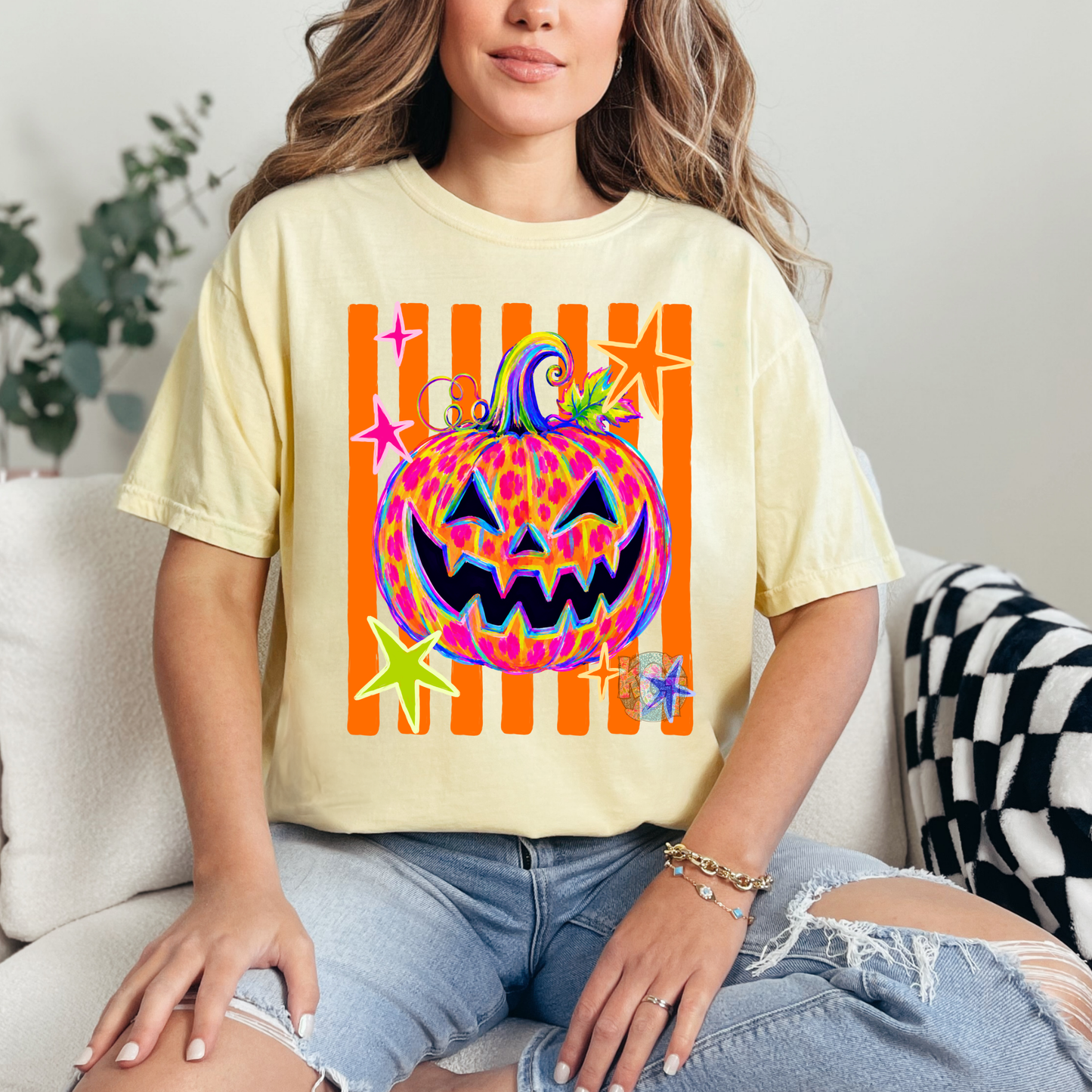 Cheetah Pumpkin DTF