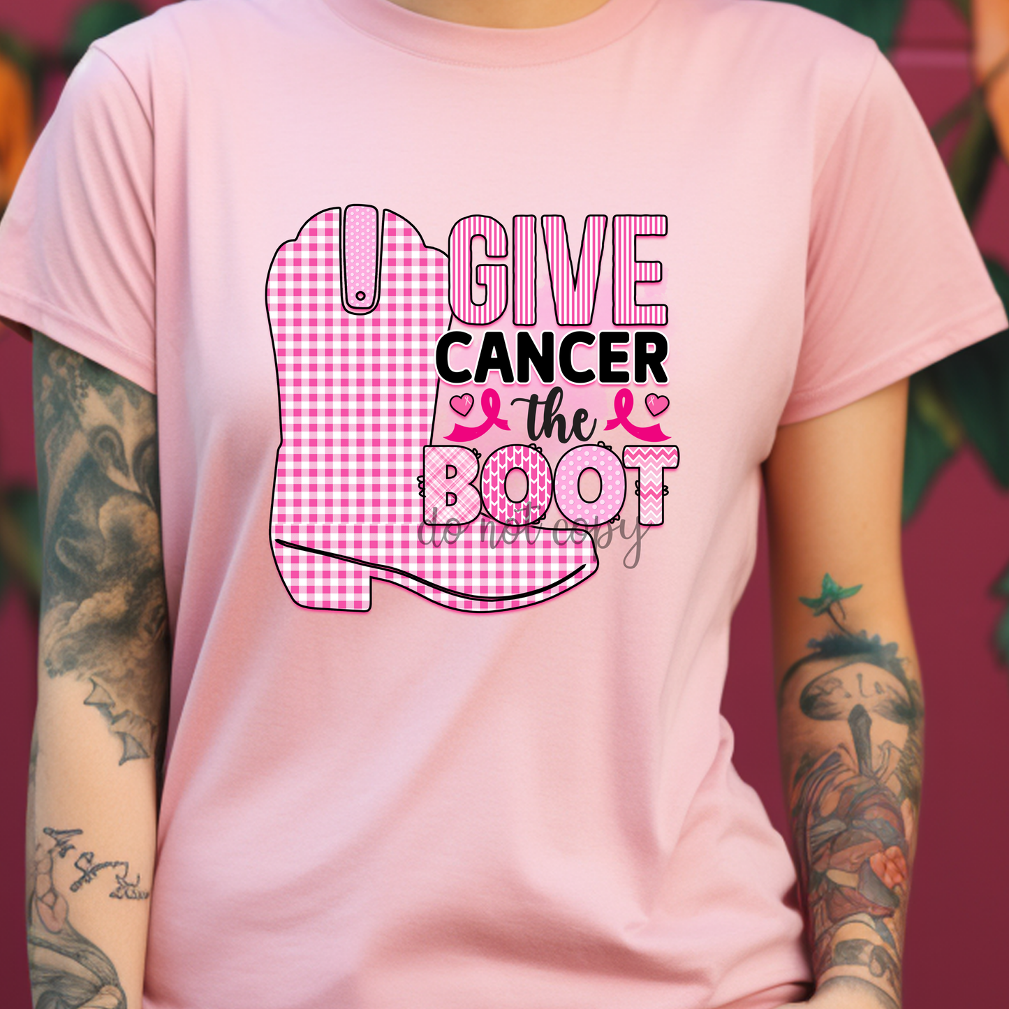 Give Cancer the Boot Dtf