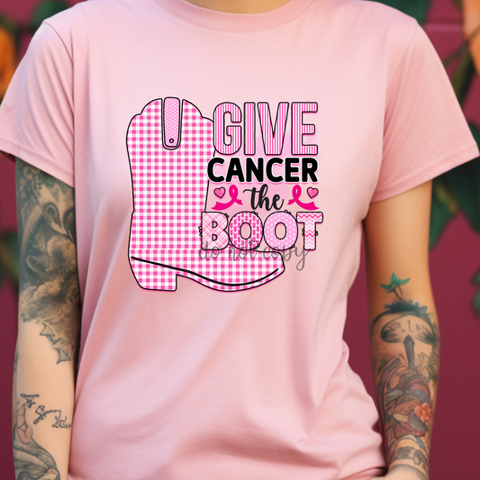 Give Cancer the Boot Dtf