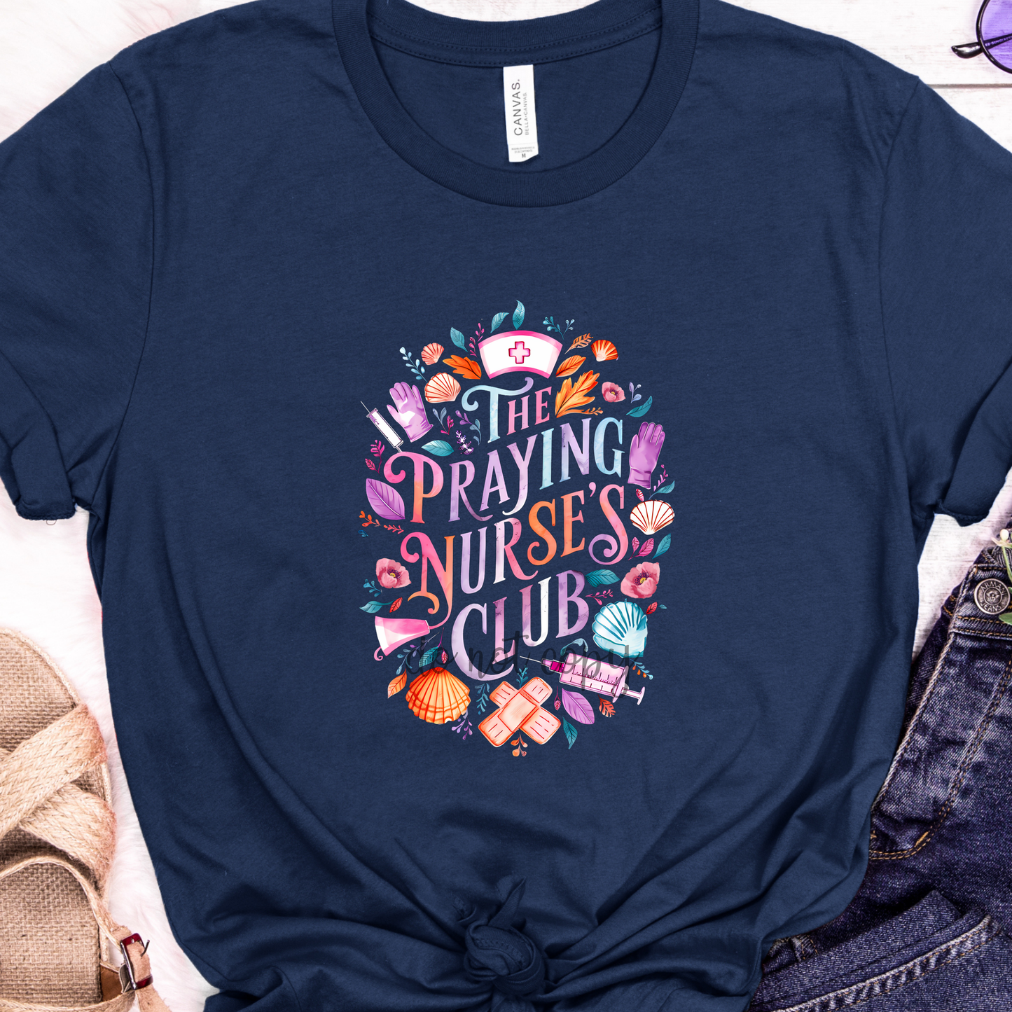 Praying Nurse Club Dtf