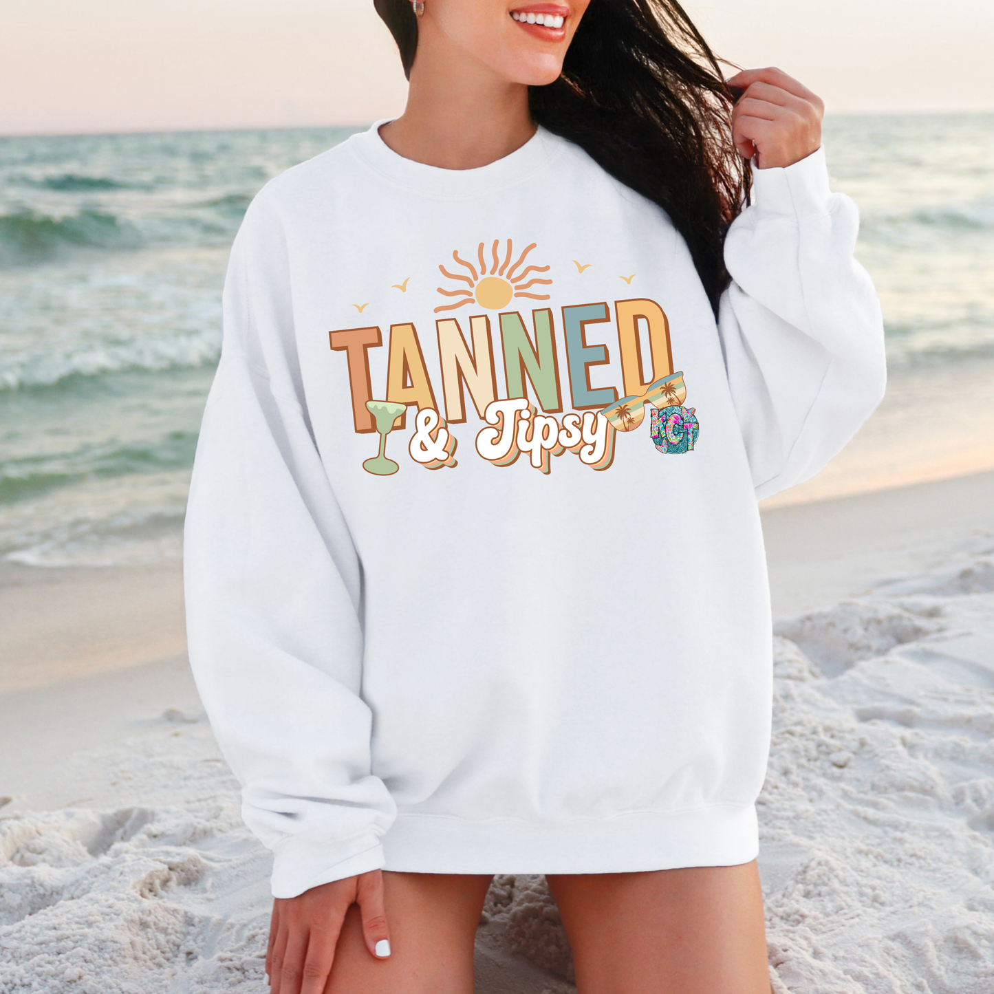 Tanned and Tipsy DTF