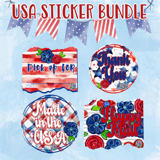 Bright USA Sticker Sheet Bundle
