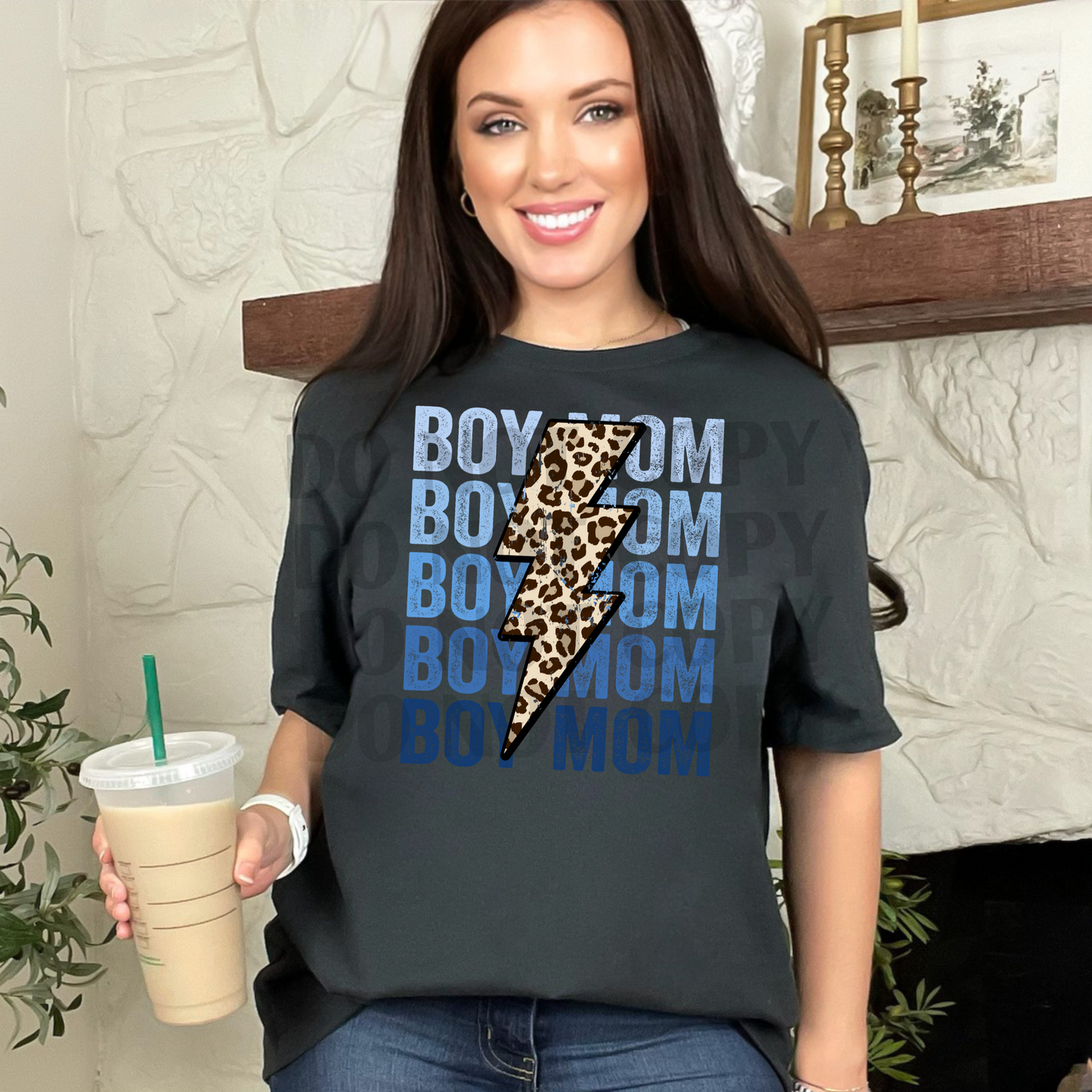 Boy Mom Blue DTF