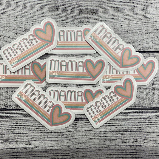 MA11 Mama with pastel heart DC