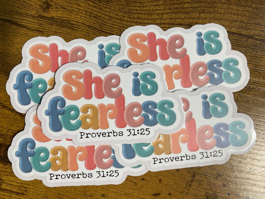 She is fearless Proverbs 31:25 DC