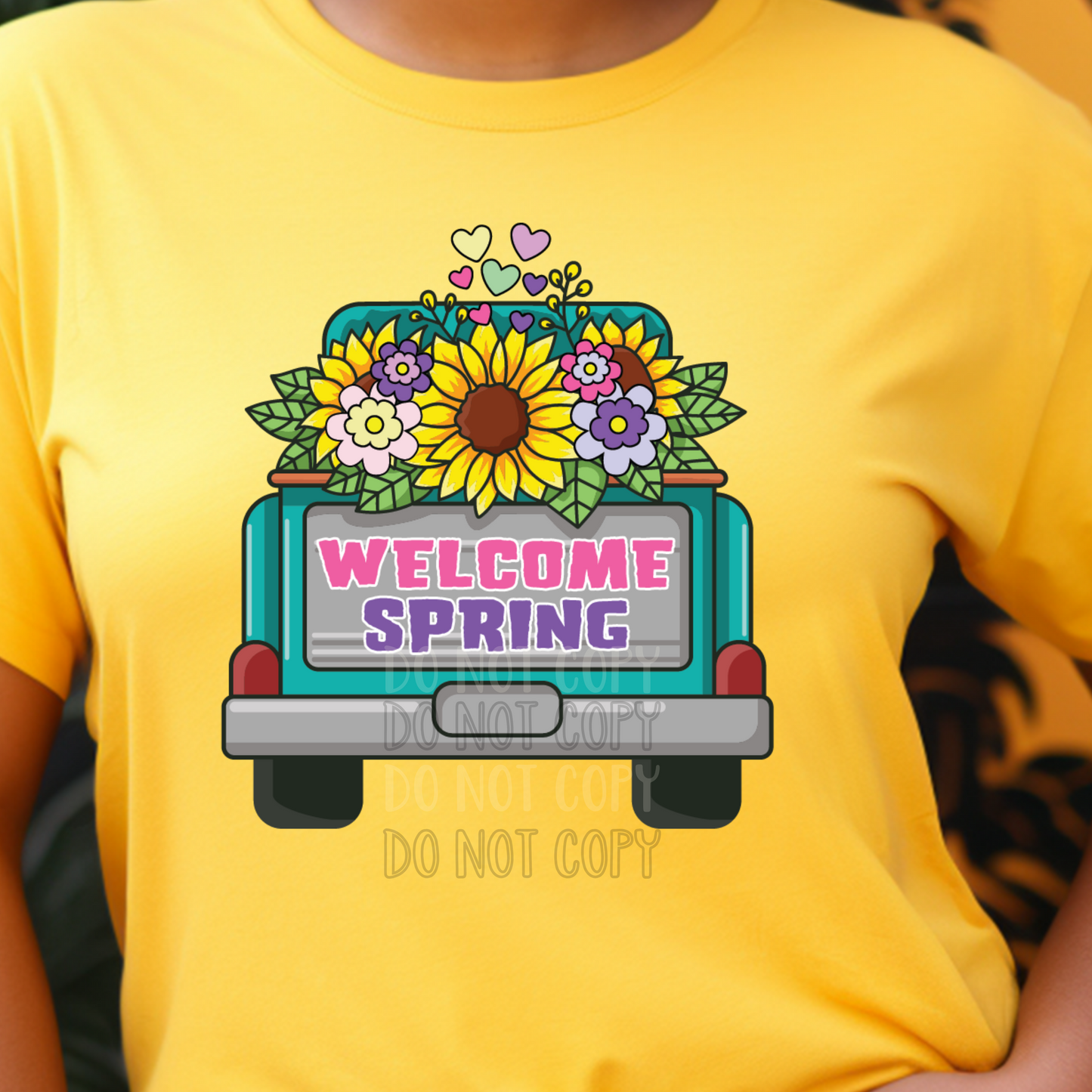 Welcome Spring Truck Dtf