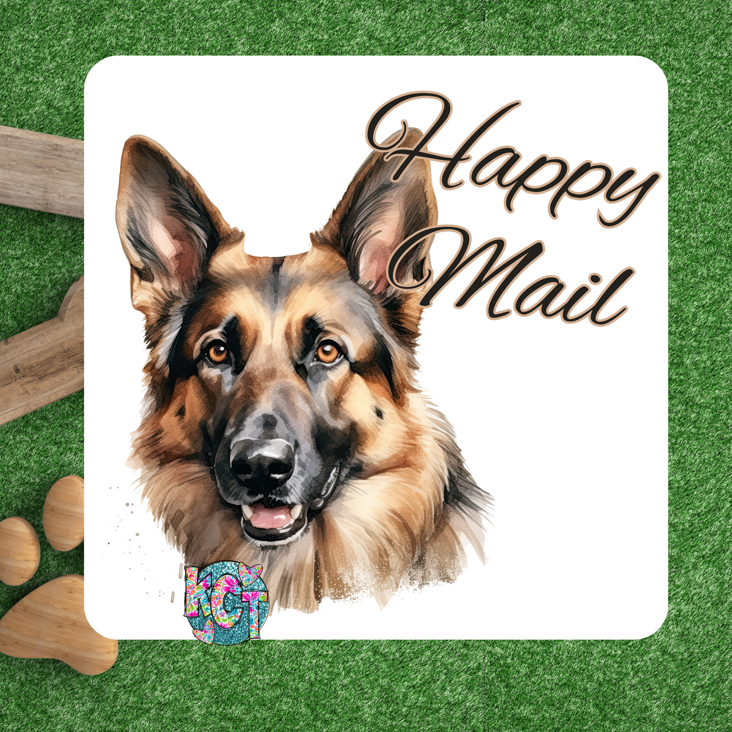 Happy Mail German Shepherd