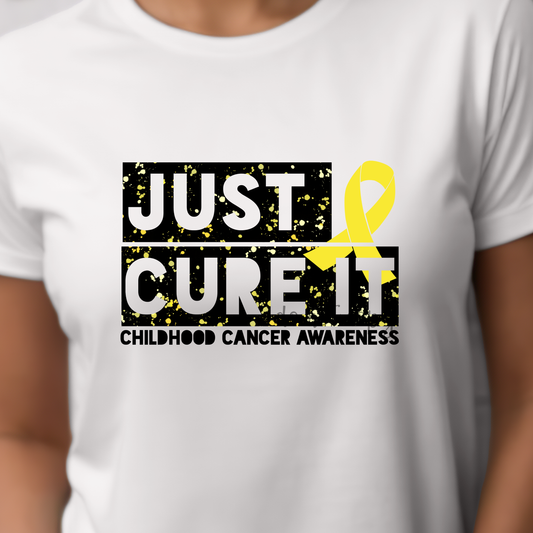 Just Cure It Childhood Cancer Dtf