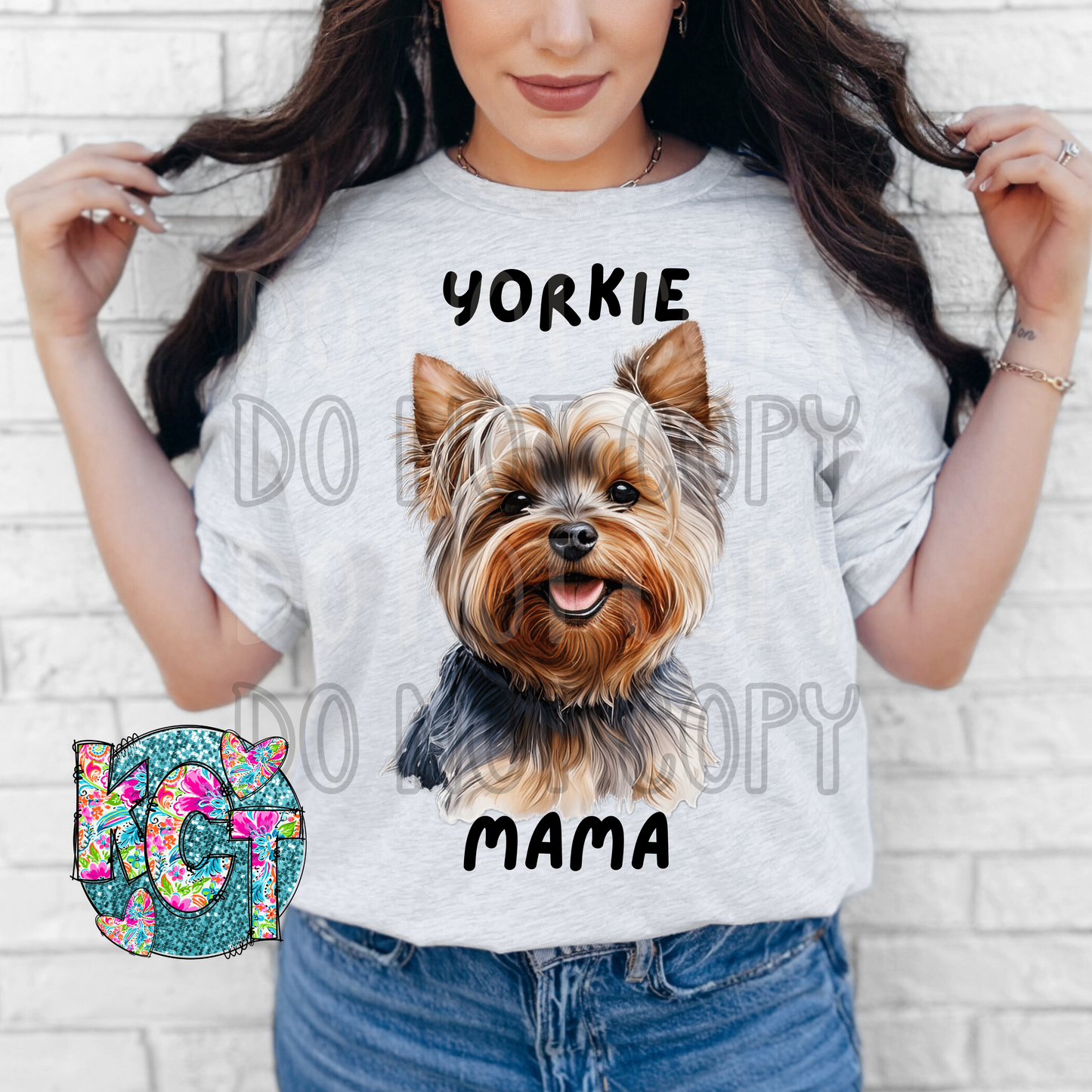 Yorkie Mama DTF