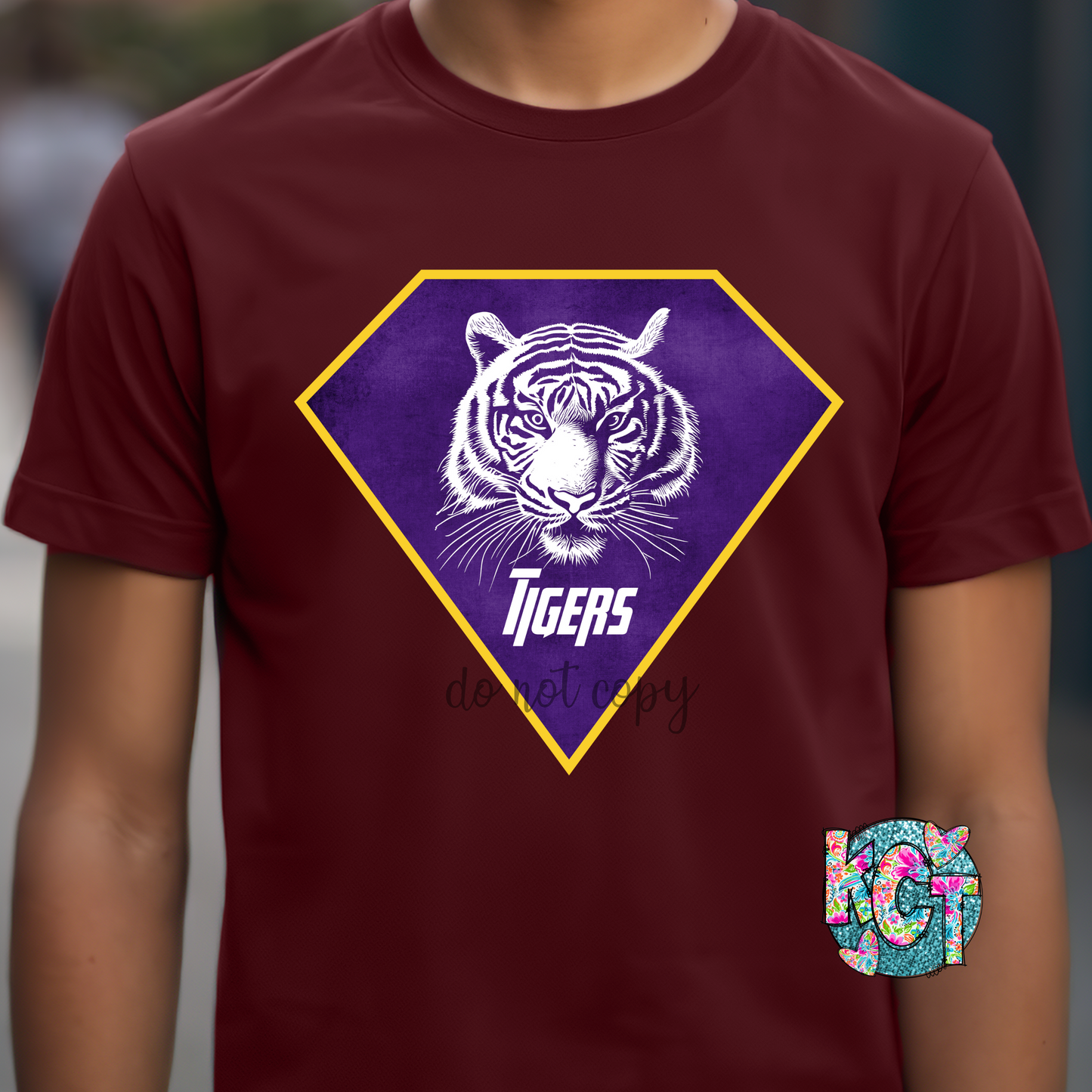 Super Tigers Purple PNG