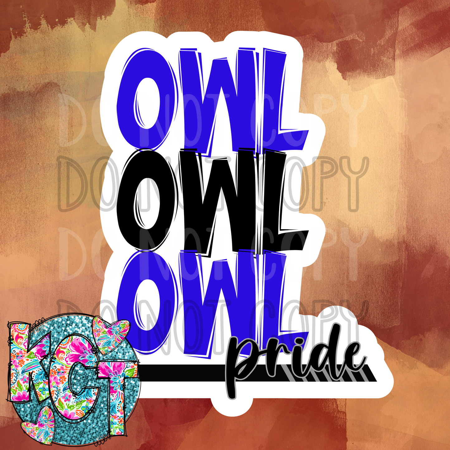 Owl Mascot Pride DC